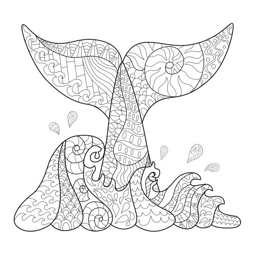 500x500 Cartoon Whale Coloring Pages Fun Time