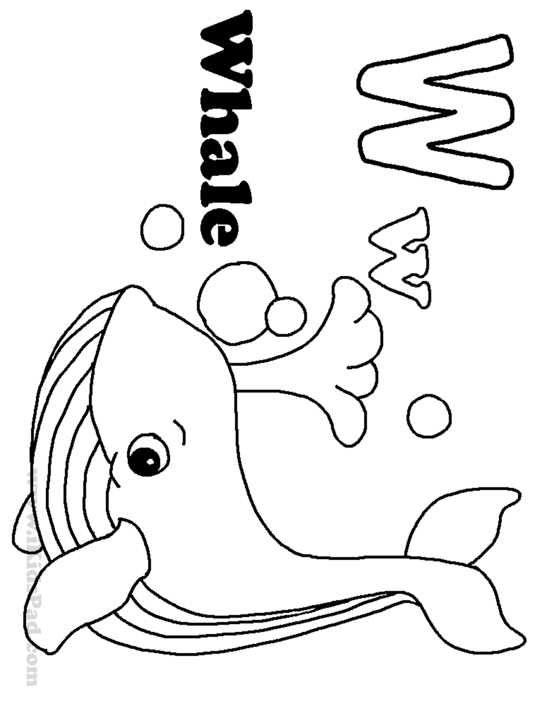 Profitable Coloring Pictures Of Letters Whale 768x1024 Profitable Coloring Pictures Of Letters Whale