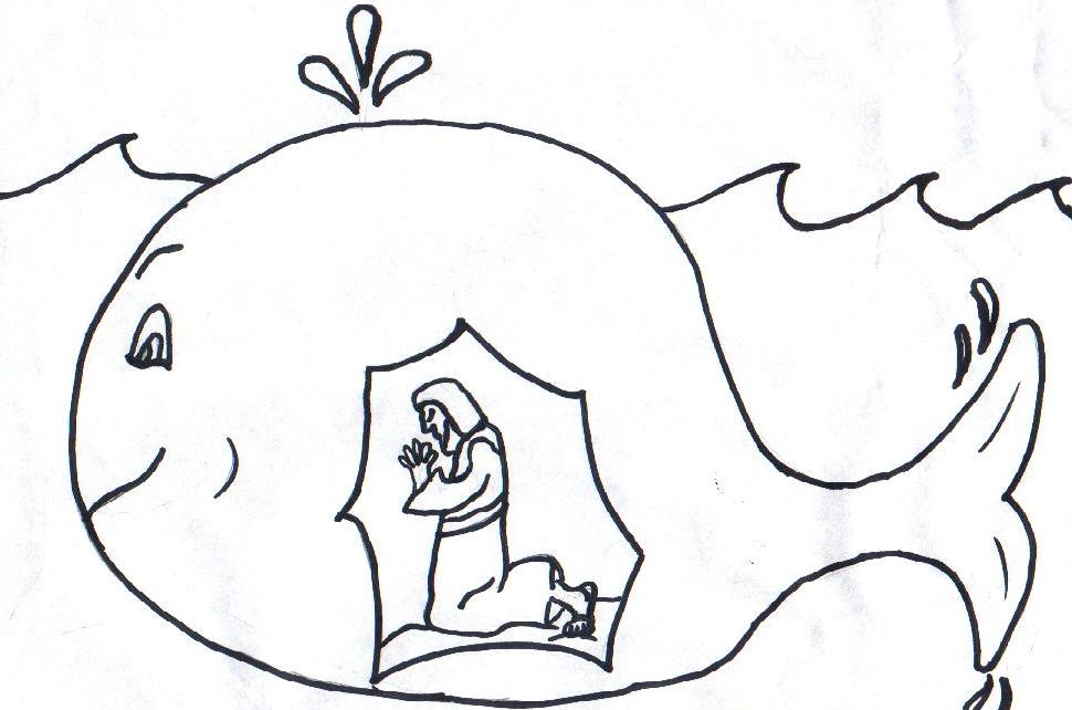 970x642 2 Jonah And The Whale Coloring Pages