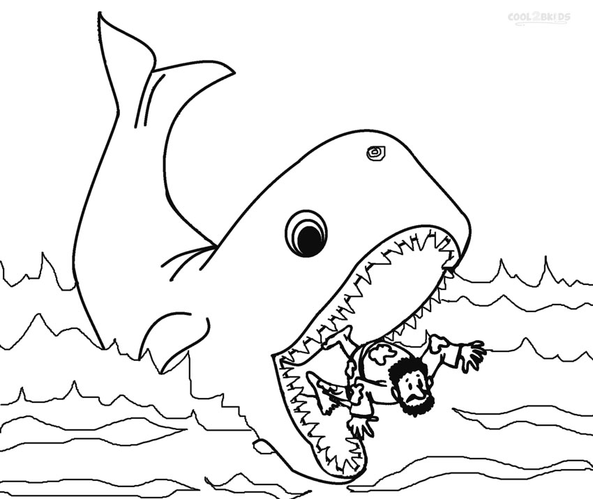 850x716 Beautiful Free Printable Jonah And The Whale Coloring Pages