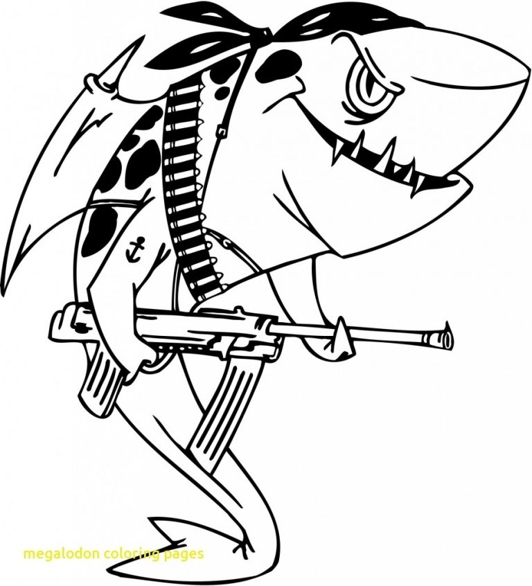 768x846 Whale Shark Coloring Pages Best Of Megalodon With Download