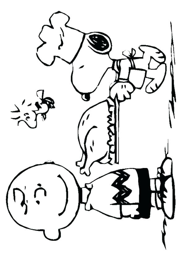 595x842 Charlie Brown Thanksgiving Coloring Pages Snoopy And Charlie Brown