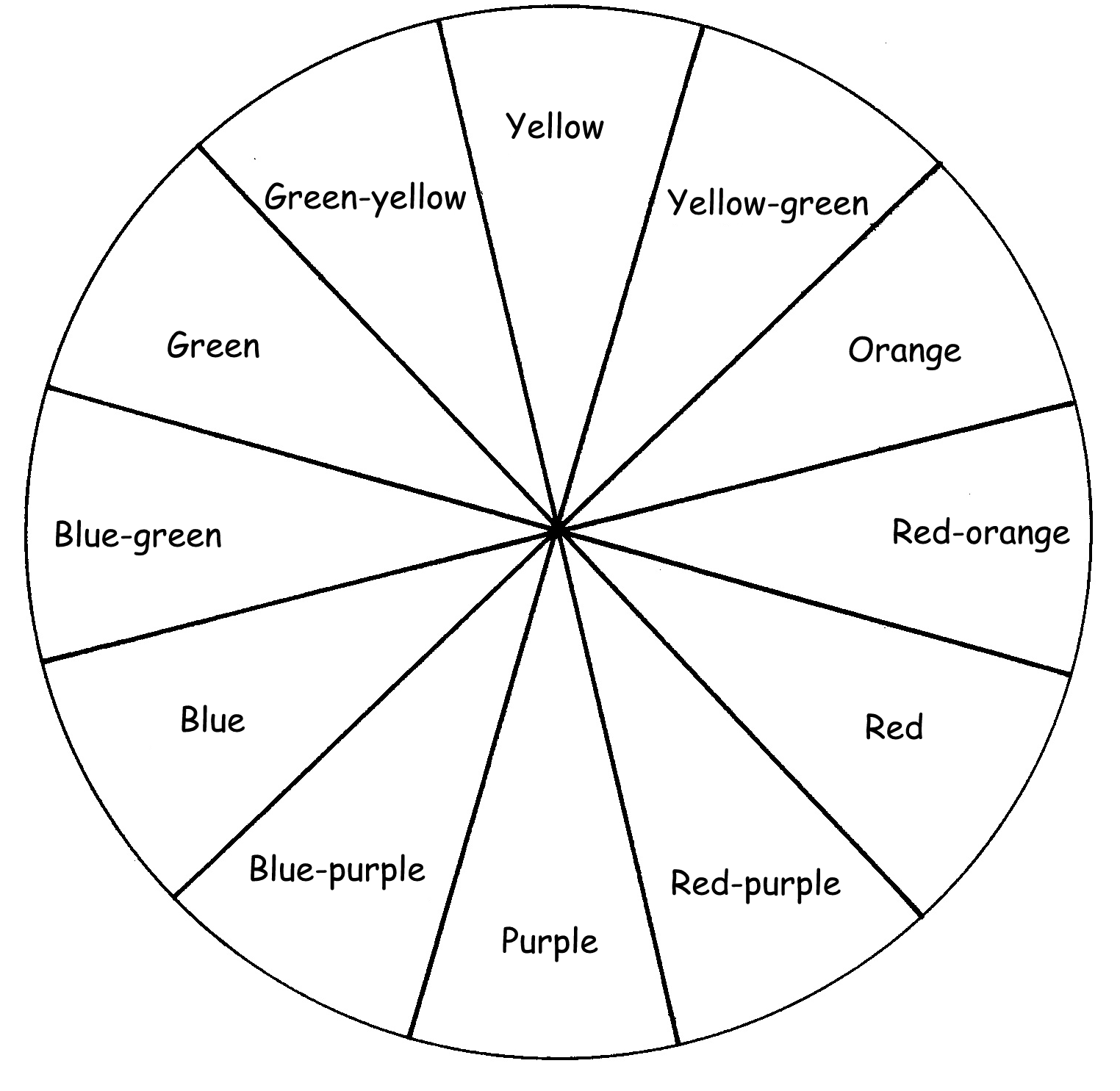 1524x1485 For Color Wheel Coloring Page