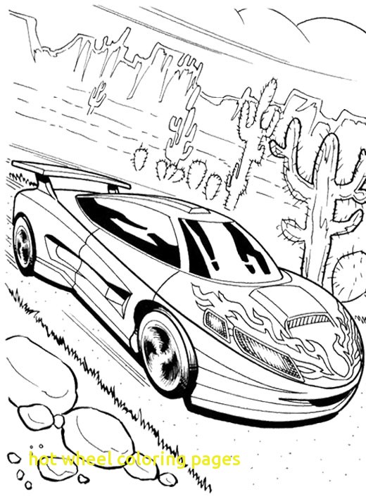 520x709 Hot Wheel Coloring Pages With Good Looking Car Hot Wheels Coloring