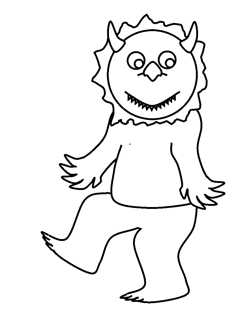 816x1056 Where The Wild Things Are Characters Coloring Pages Free Free