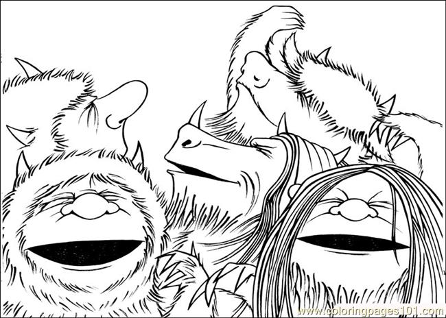 Where The Wild Things Are Coloring Pages Kids Colori On Simple 650x464 Where The Wild Things Are Coloring Pages Kids Colori On Simple