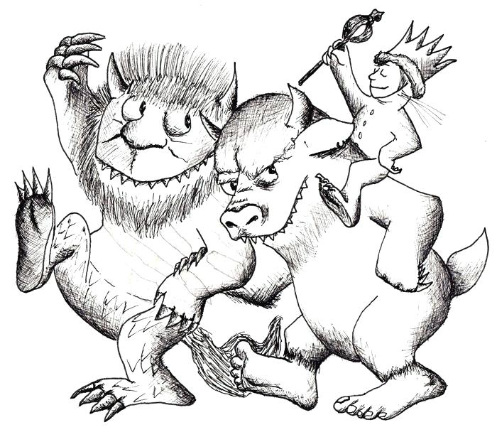 Where The Wild Things Are Coloring Sheets Go Digital With Us Where 700x615 Where The Wild Things Are Coloring Sheets Go Digital With Us Where