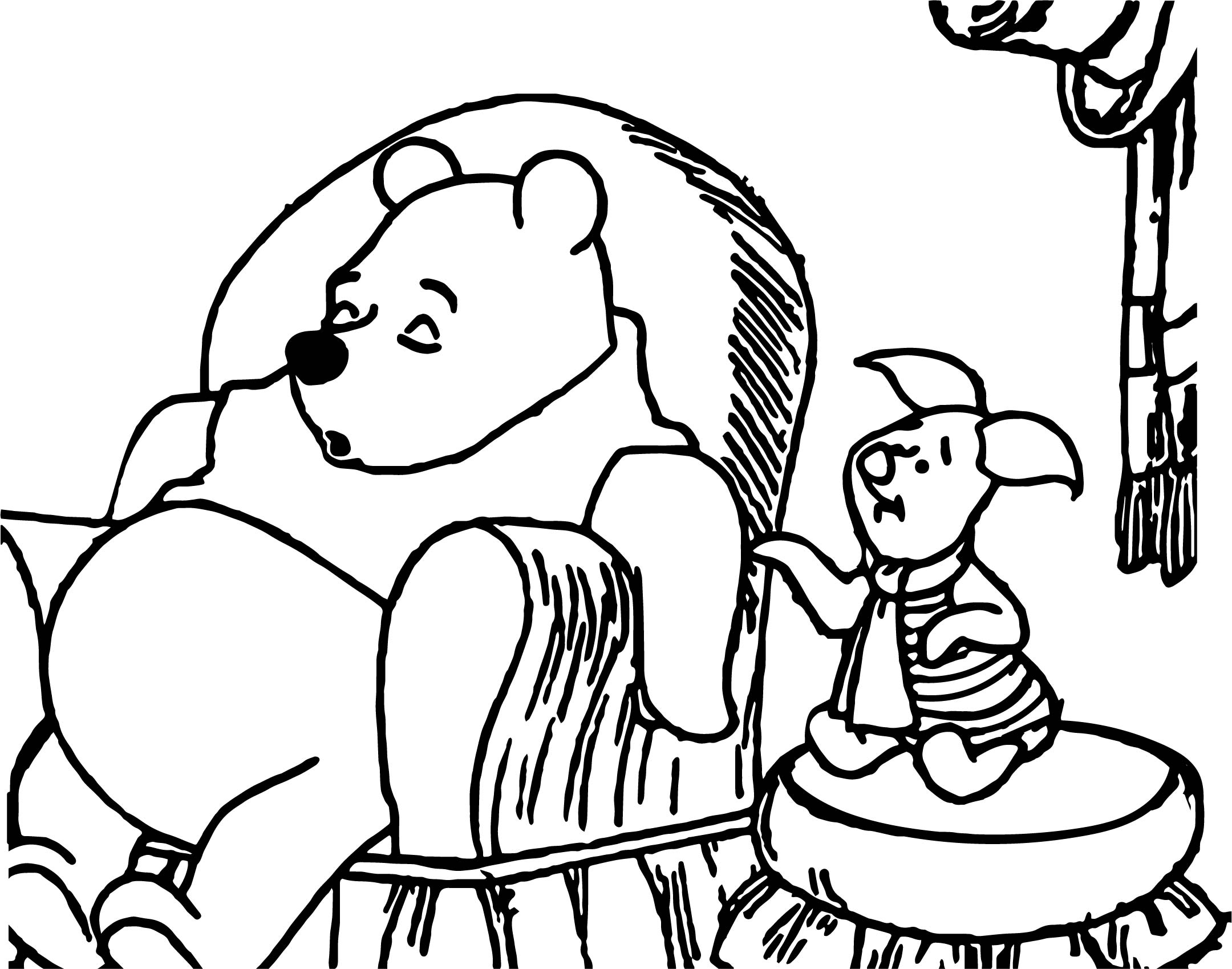 Sleeping Winnie The Pooh Coloring Page Wecoloringpage 2160x1699 Sleeping Winnie The Pooh Coloring Page Wecoloringpage