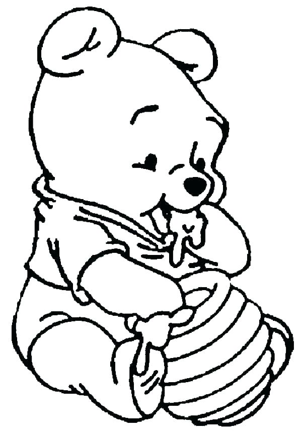 Baby Winnie The Pooh Coloring Pages Coloring Pages Pooh Coloring 600x881 Baby Winnie The Pooh Coloring Pages Coloring Pages Pooh Coloring