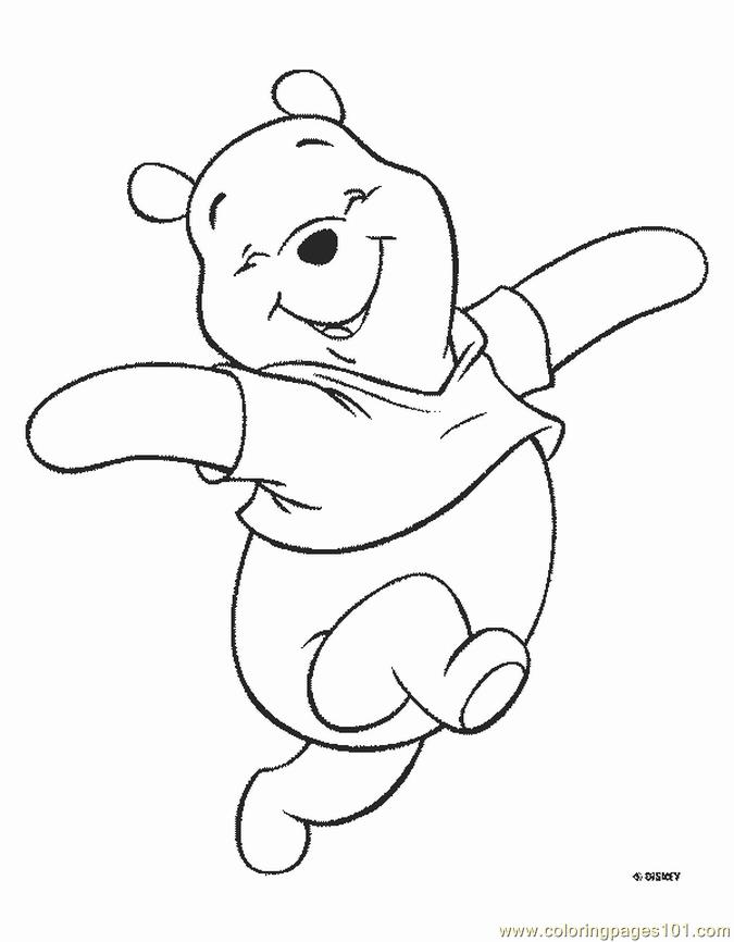 675x866 Winnie Pooh Coloring Page