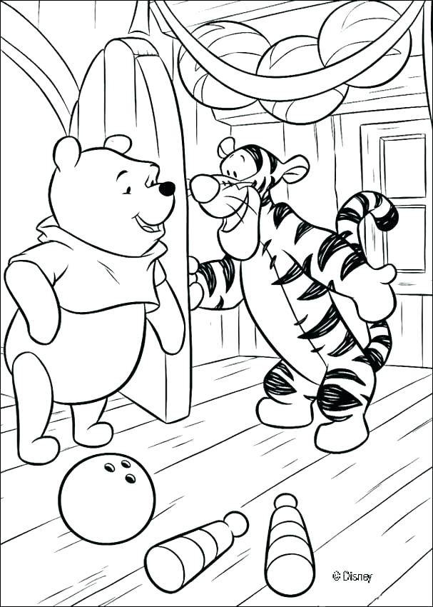 607x850 Baby Winnie The Pooh Coloring Sheets