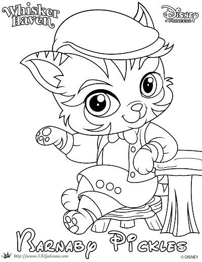 400x517 Whisker Haven Tales Coloring Page Of Barnaby Pickles Princess