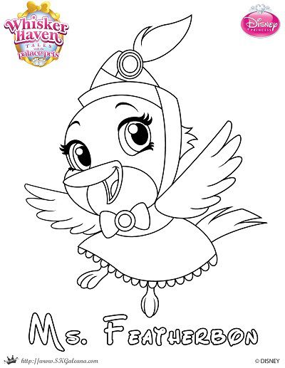 400x517 Whisker Haven Tales Coloring Page Of Ms. Featherbon School
