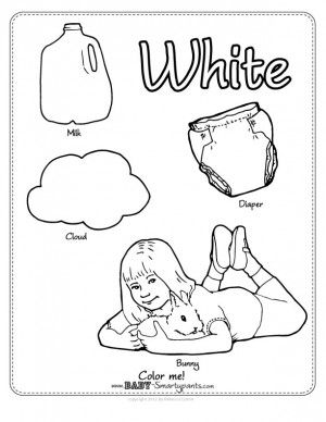 White Coloring Pages