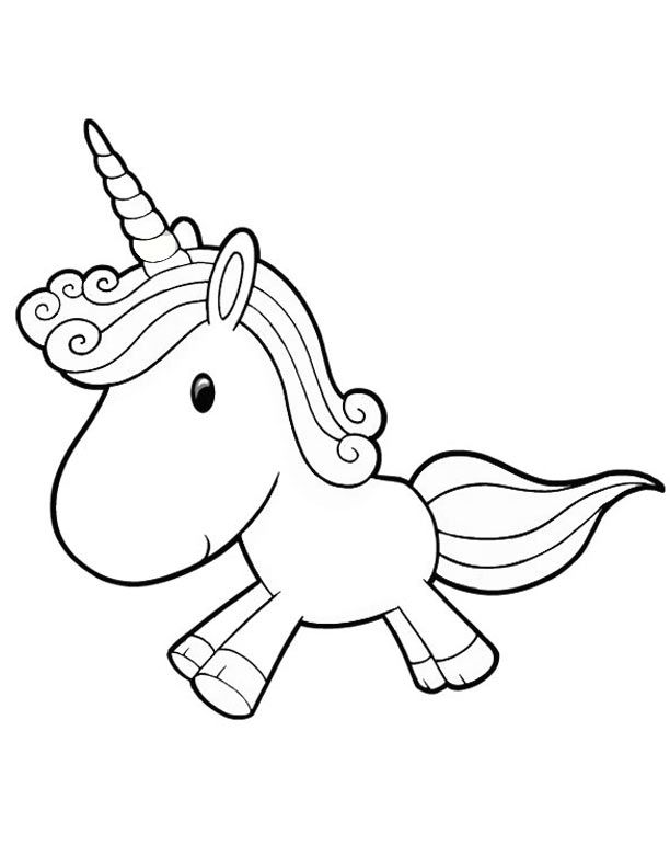 612x792 Unicorn Illustration. Me Thinks This Would Make An Awesome