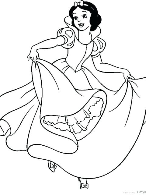 480x640 Snow White Coloring Page Coloring Ideas Pro