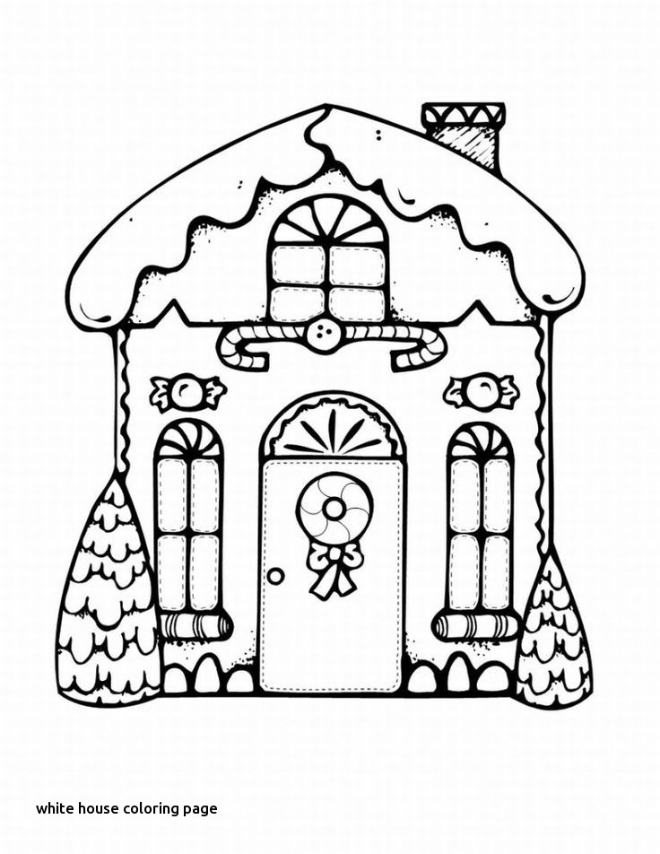 736x952 Beautiful Cottage Coloring Page Coloring Pages For White House