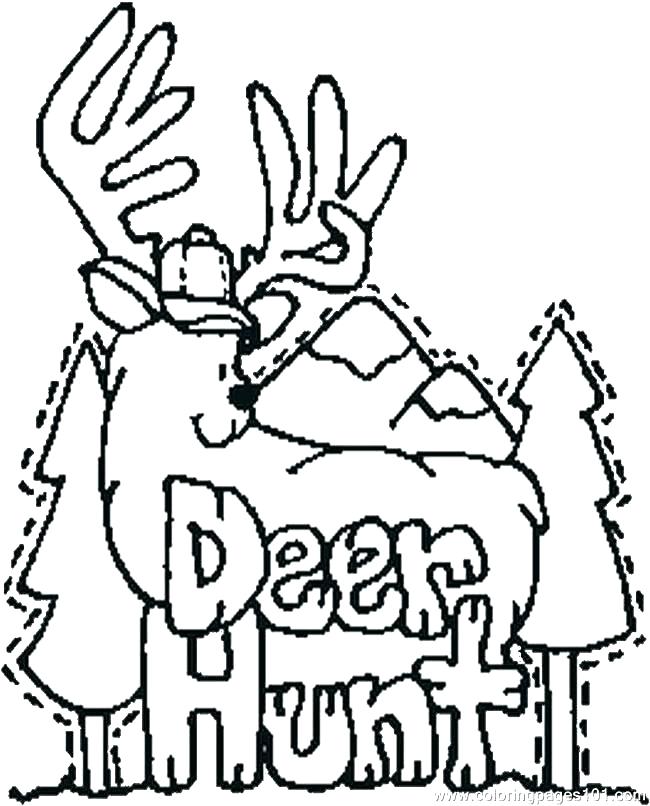 650x806 Coloring Pages Of Deer Whitetail Deer Coloring Pages Deer Coloring