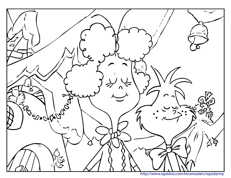 Grinch Coloring Pages 792x612 Grinch Coloring Pages
