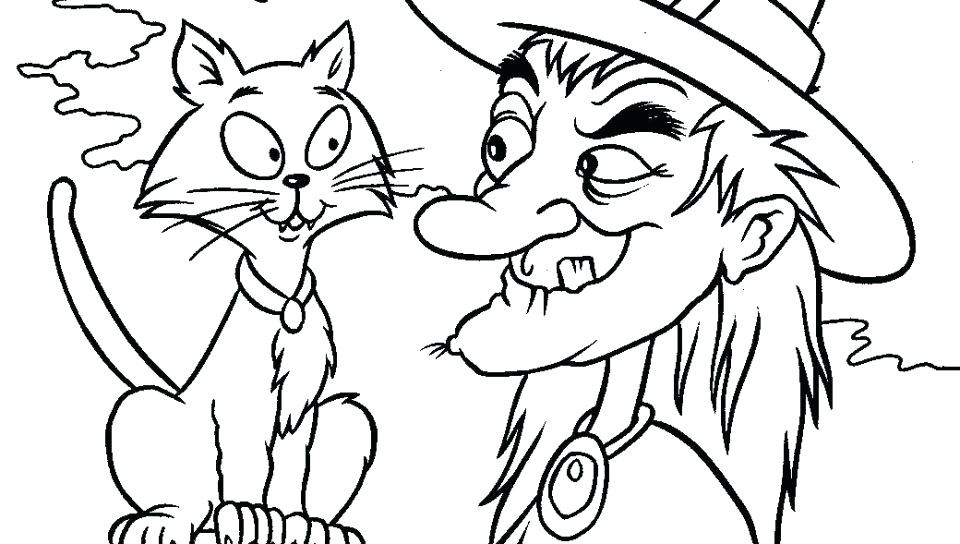 Hello Kitty Halloween Coloring Pages Free Print Witch Scary 960x544 Hello Kitty Halloween Coloring Pages Free Print Witch Scary