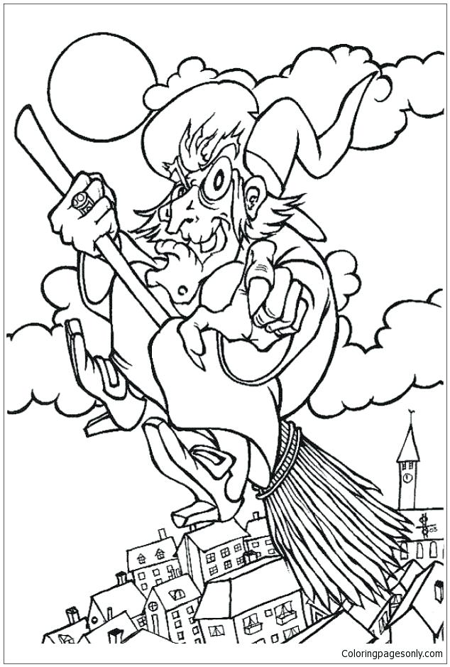 Wicked Witch Of The West Coloring Pages at GetColorings.com | Free ...