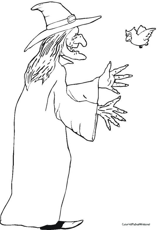 Witch Coloring Pages 535x785 Witch Coloring Pages
