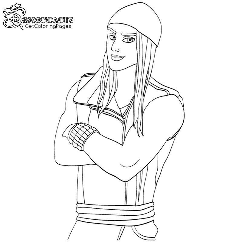 Jay From Descendants Wicked World Coloring Page Son Of Jafar 800x800 Jay From Descendants Wicked World Coloring Page Son Of Jafar