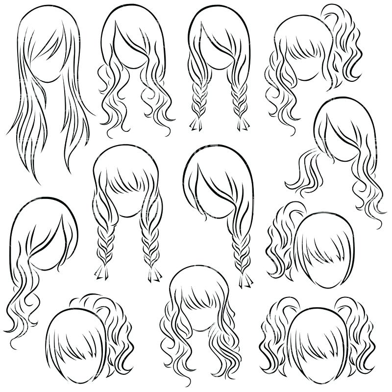 Hairstyle Coloring Pages With Long Hair Coloring Page Hairstyle 800x800 Hairstyle Coloring Pages With Long Hair Coloring Page Hairstyle