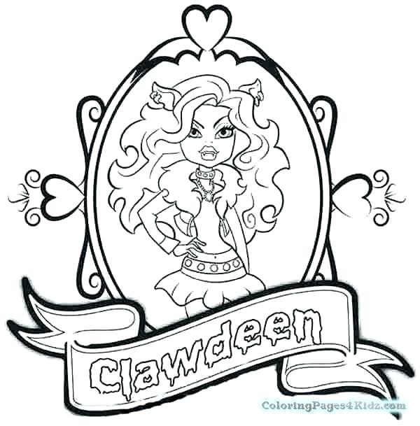 Monster High Baby Coloring Pages To Print 600x609 Monster High Baby Coloring Pages To Print