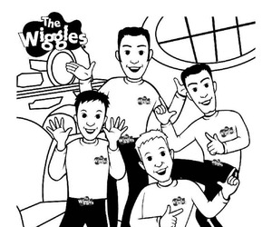 Wiggles Emma Coloring Pages Drawing Wiggle Birthday Kids Color ...