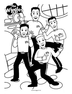 The Wiggles Dancing Page The Wiggles Coloring Pages Pbs Kids 284x373 The Wiggles Dancing Page The Wiggles Coloring Pages Pbs Kids