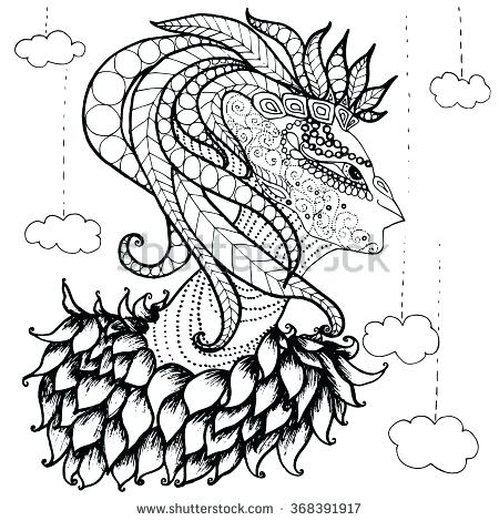 450x470 Plus Abstract Woman Face Portrait Lady Bird Coloring Page