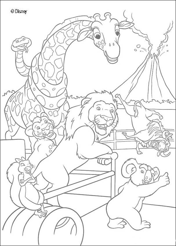 The Wild Coloring Book Pages 607x850 The Wild Coloring Book Pages