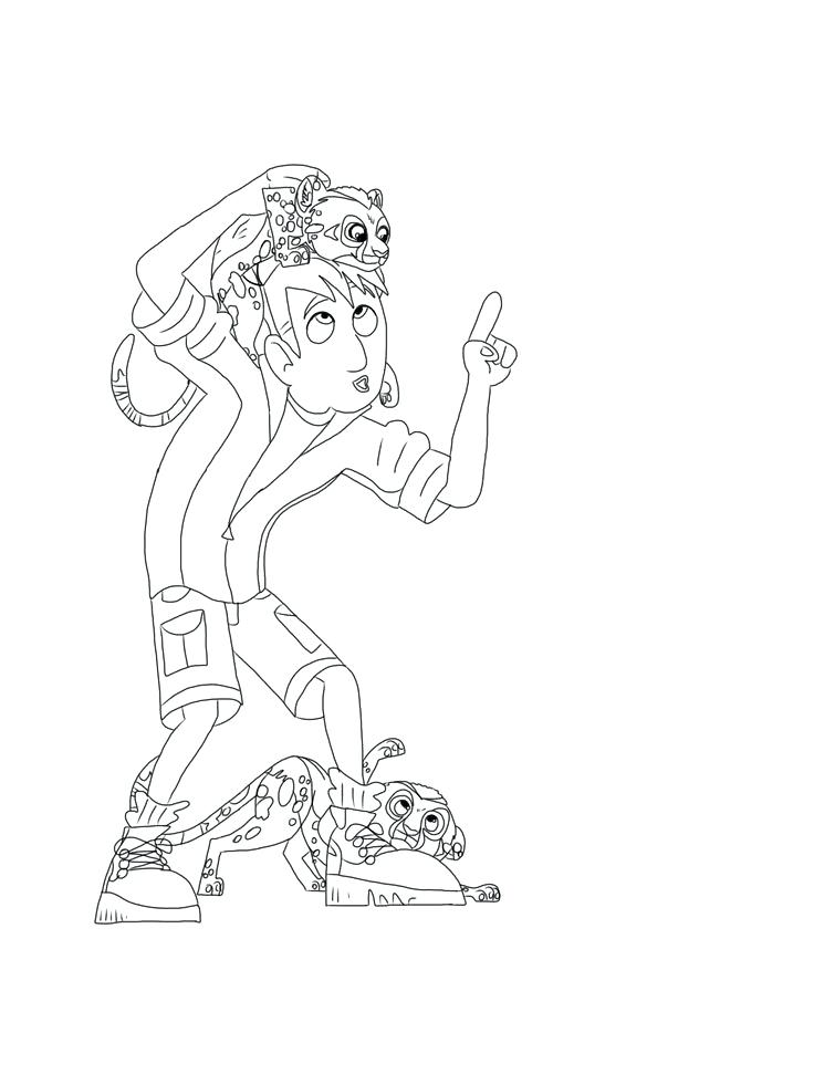 Wild Kratts Coloring Pages Print Kids Coloring Wild Printable 736x981 Wild Kratts Coloring Pages Print Kids Coloring Wild Printable
