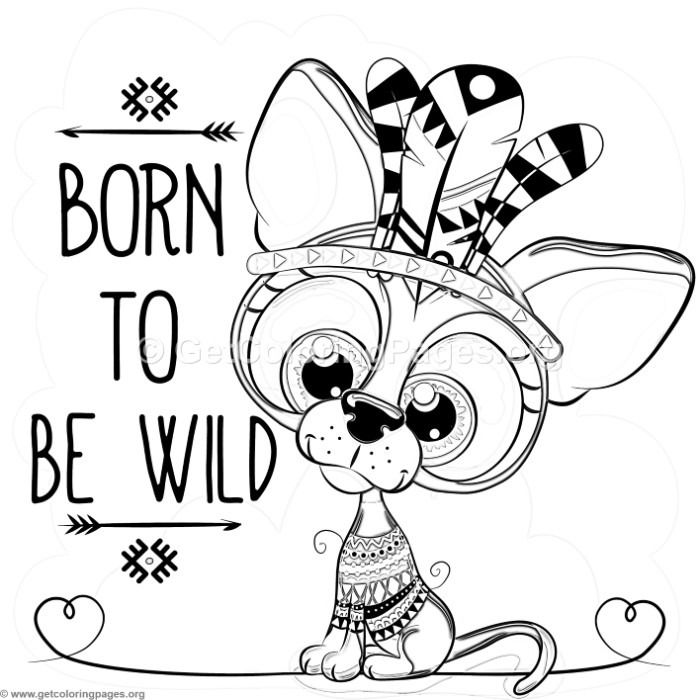Free Instant Download Born To Be Wild Dog Coloring Pages 700x700 Free Instant Download Born To Be Wild Dog Coloring Pages