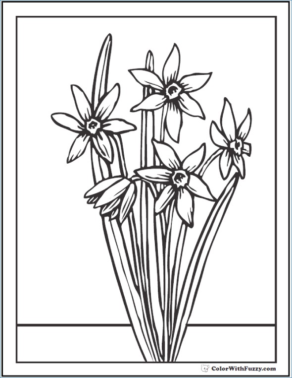 Rose Flower Coloring Pages Kids 590x762 Rose Flower Coloring Pages Kids