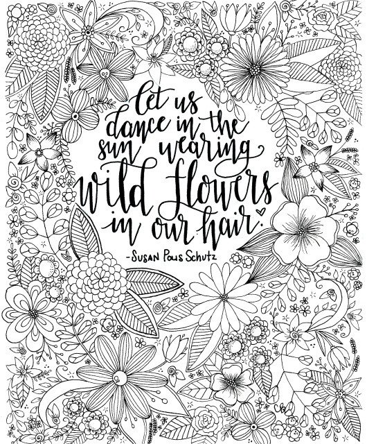 Wild Flowers Coloring Pages 2802668 530x640 Wild Flowers Coloring Pages 2802668
