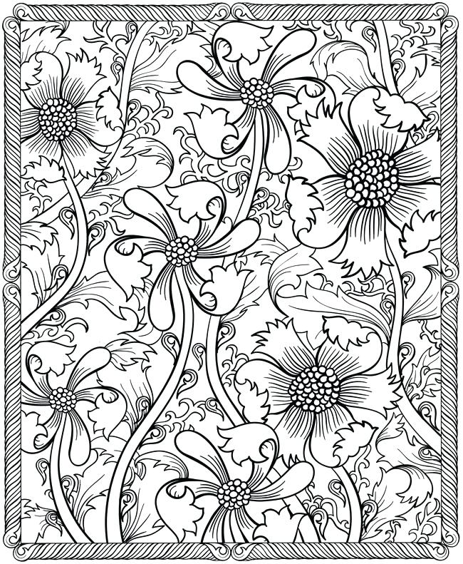 Wildflower Coloring Pages Hard Coloring Pages Images Celebrating 650x791 Wildflower Coloring Pages Hard Coloring Pages Images Celebrating