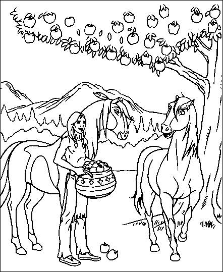Coloring Pages Spirit The Wild Horse 442x539 Coloring Pages Spirit The Wild Horse