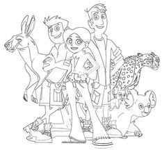 236x216 Wild Kratts Coloring Pages