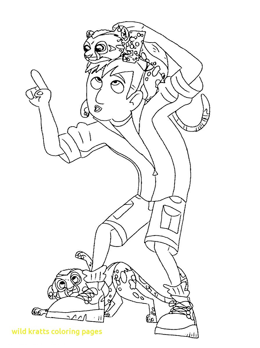 895x1196 Wild Kratts Coloring Pages With Delightful Decoration Fine Page