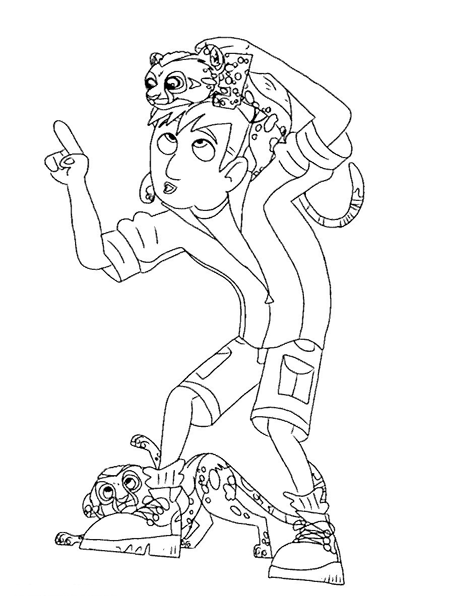 17 Wild Kratts Printable Coloring Pages Kratt Brothers Coloring 895x1196 17 Wild Kratts Printable Coloring Pages Kratt Brothers Coloring
