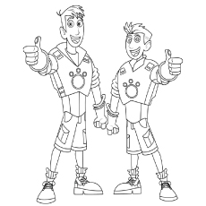 Wild Kratts Coloring Pages 230x230 Wild Kratts Coloring Pages