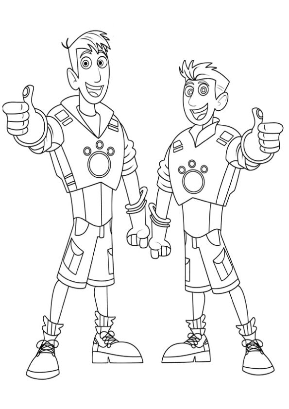 Kratt Brothers Coloring Pages Printable Wild Kratts Coloring Pages 595x842 Kratt Brothers Coloring Pages Printable Wild Kratts Coloring Pages