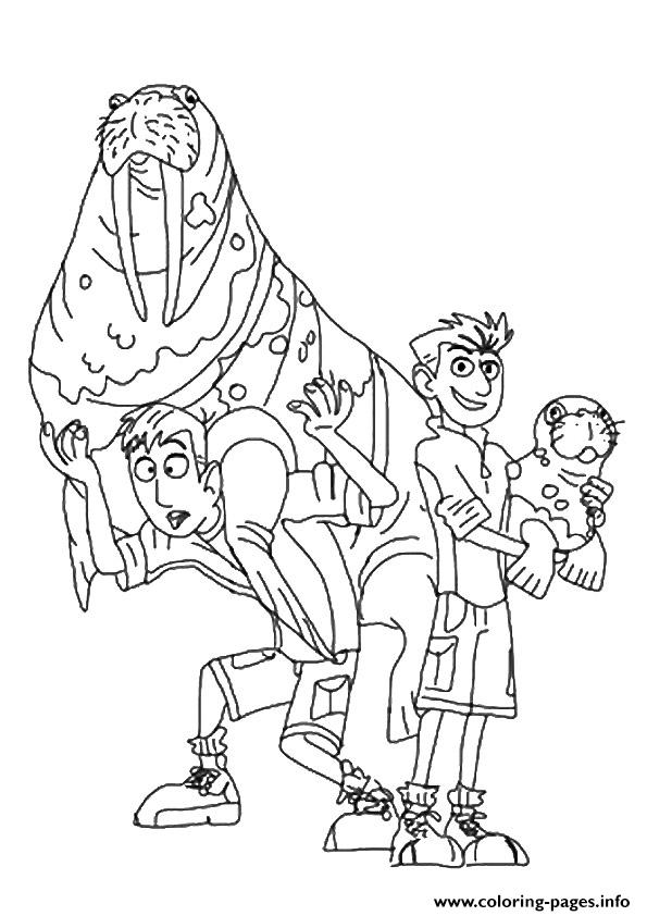 595x842 Marvellous Design Wild Kratts Coloring Pages Of Printable Pbs Kids
