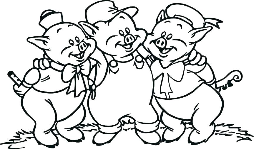 863x508 Three Little Pigs Houses Coloring Pages Kids Coloring Coloring