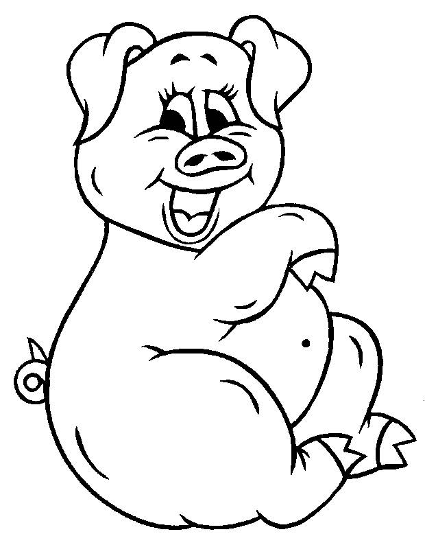 620x794 Coloring Pages Of Pigs Free Printable Pig Coloring Pages For Kids