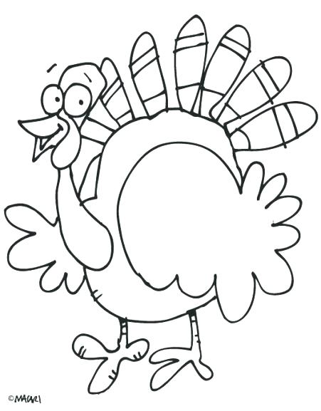 451x577 Turkey Coloring Pages Printable