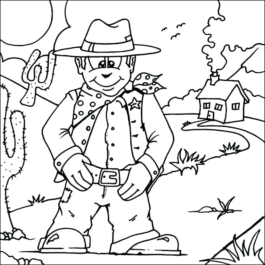 Western Coloring Pages Printable Coloring Pages 878x878 Western Coloring Pages Printable Coloring Pages