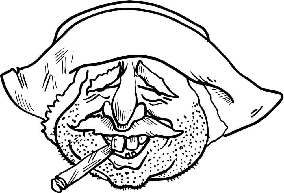 Mexican Man Have Smoking A Cigar Coloring Page 983x668 Mexican Man Have Smoking A Cigar Coloring Page